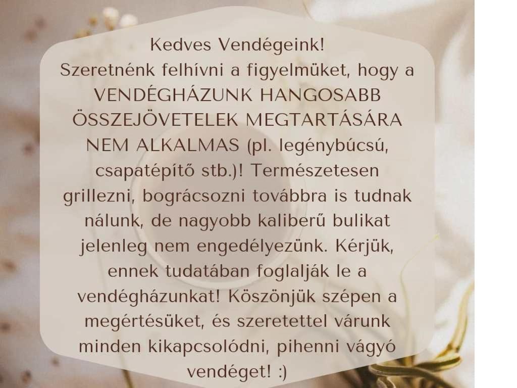 Sókristály Vendégház Demjén Kültér fotó